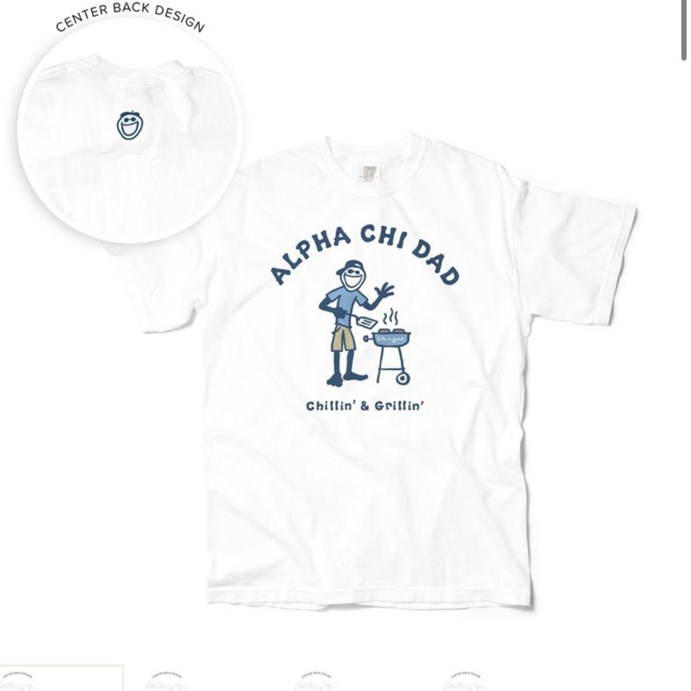 alpha chi omega dad shirt